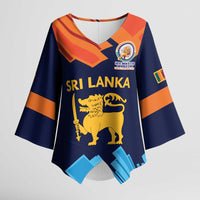 Custom Sri Lanka Cricket Spirit 2026 Kimono Sleeve Blouse World T20 Edition - Wonder Print Shop