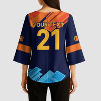 Custom Sri Lanka Cricket Spirit 2026 Kimono Sleeve Blouse World T20 Edition - Wonder Print Shop