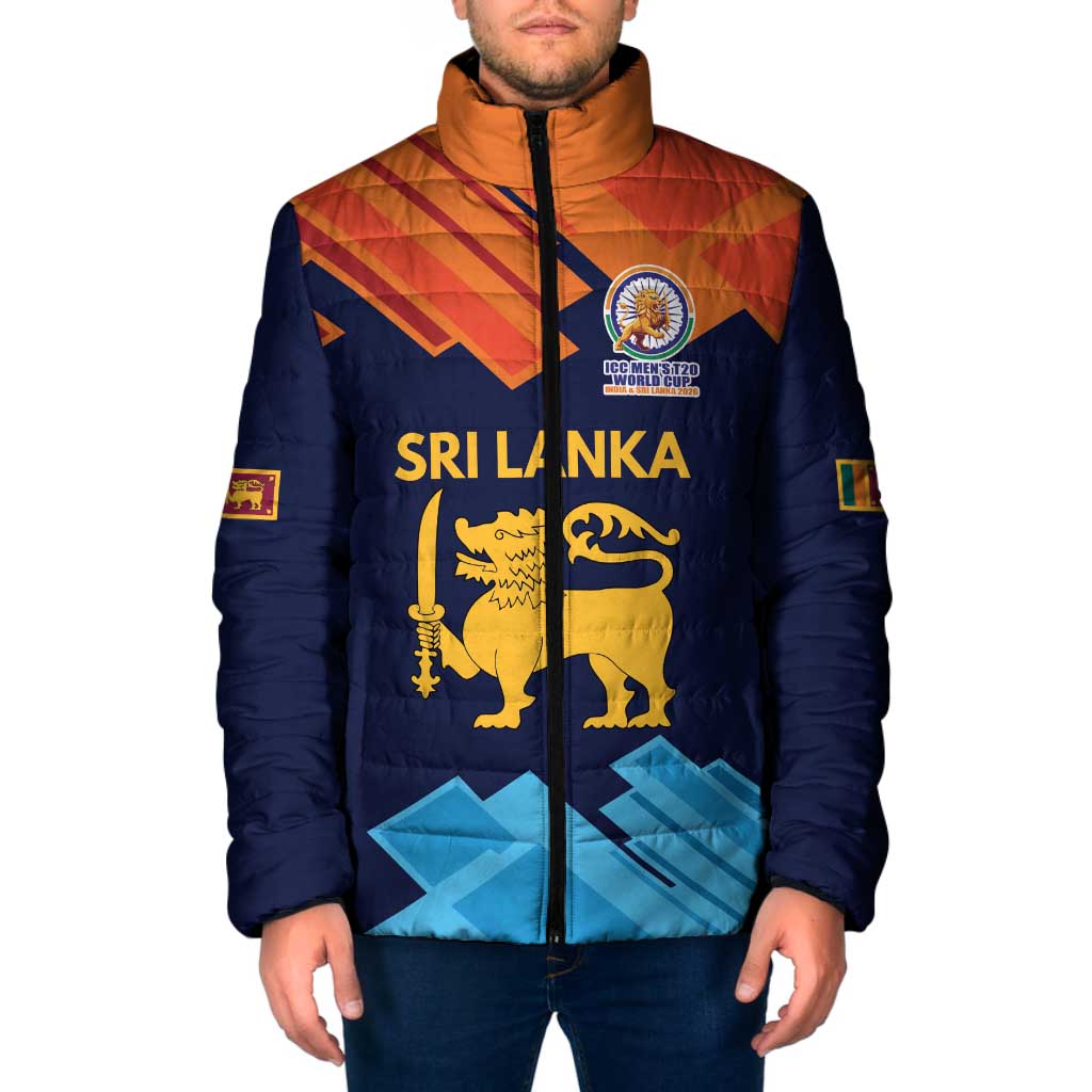 Custom Sri Lanka Cricket Spirit 2026 Padded Jacket World T20 Edition - Wonder Print Shop