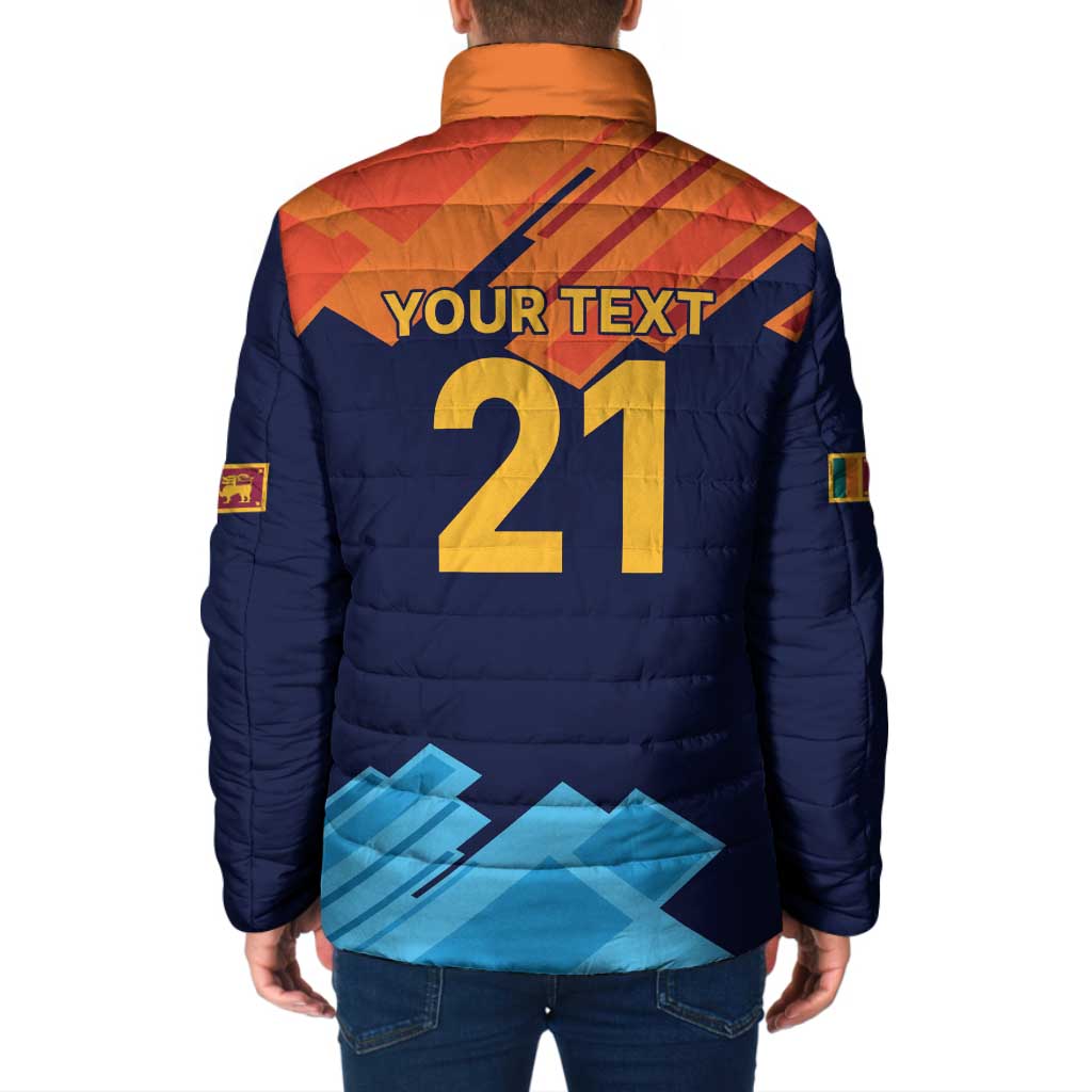 Custom Sri Lanka Cricket Spirit 2026 Padded Jacket World T20 Edition - Wonder Print Shop