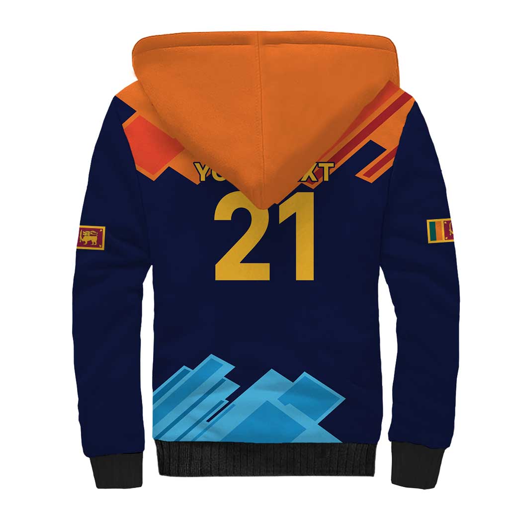 Custom Sri Lanka Cricket Spirit 2026 Sherpa Hoodie World T20 Edition - Wonder Print Shop