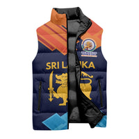Custom Sri Lanka Cricket Spirit 2026 Sleeveless Puffer Jacket World T20 Edition - Wonder Print Shop