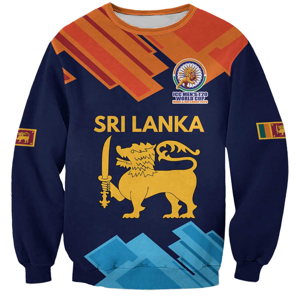 Custom Sri Lanka Cricket Spirit 2026 Sweatshirt World T20 Edition - Wonder Print Shop