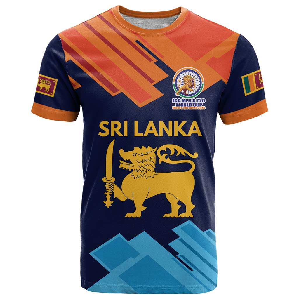 Custom Sri Lanka Cricket Spirit 2026 T Shirt World T20 Edition - Wonder Print Shop