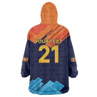 Custom Sri Lanka Cricket Spirit 2026 Wearable Blanket Hoodie World T20 Edition - Wonder Print Shop