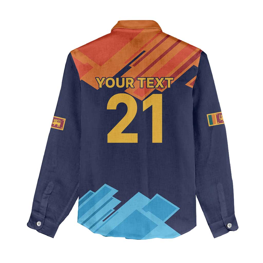 Custom Sri Lanka Cricket Spirit 2026 Women Casual Shirt World T20 Edition - Wonder Print Shop