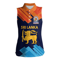 Custom Sri Lanka Cricket Spirit 2026 Women Sleeveless Polo Shirt World T20 Edition - Wonder Print Shop