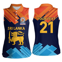 Custom Sri Lanka Cricket Spirit 2026 Women Sleeveless Polo Shirt World T20 Edition - Wonder Print Shop