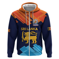 Custom Sri Lanka Cricket Spirit 2026 Zip Hoodie World T20 Edition - Wonder Print Shop