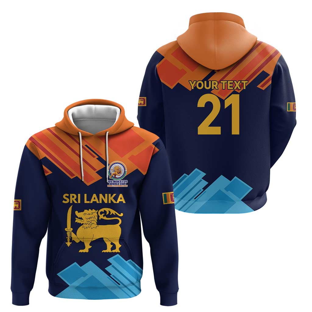 Custom Sri Lanka Cricket Spirit 2026 Zip Hoodie World T20 Edition - Wonder Print Shop