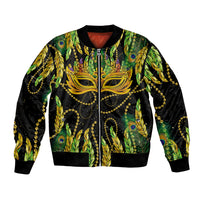 Feather Mask Mardi Gras Bomber Jacket LT9 - Wonder Print Shop