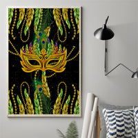 Feather Mask Mardi Gras Canvas Wall Art LT9 - Wonder Print Shop