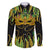 Feather Mask Mardi Gras Family Matching Short Sleeve Bodycon Dress and Hawaiian Shirt - Wonder Print Shop