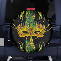 Feather Mask Mardi Gras Spare Tire Cover - Wonder Print Shop
