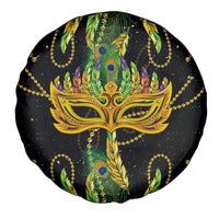 Feather Mask Mardi Gras Spare Tire Cover - Wonder Print Shop