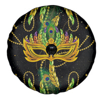 Feather Mask Mardi Gras Spare Tire Cover - Wonder Print Shop
