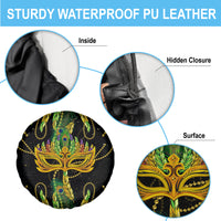 Feather Mask Mardi Gras Spare Tire Cover - Wonder Print Shop