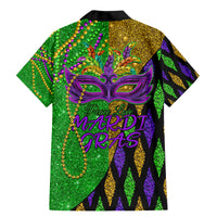 Peace Love Mardi Gras Family Matching Mermaid Dress and Hawaiian Shirt Carnival Masks With Feathers LT9 - Wonder Print Shop
