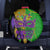 Peace Love Mardi Gras Spare Tire Cover Carnival Masks With Feathers - Wonder Print Shop