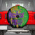 Peace Love Mardi Gras Spare Tire Cover Carnival Masks With Feathers - Wonder Print Shop