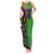 Peace Love Mardi Gras Tank Maxi Dress Carnival Masks With Feathers - Wonder Print Shop