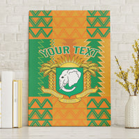 Custom Ivory Coast Football Canvas Wall Art Les Elephants 2024 Sporty Style LT9 - Wonder Print Shop