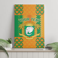 Custom Ivory Coast Football Canvas Wall Art Les Elephants 2024 Sporty Style LT9 - Wonder Print Shop