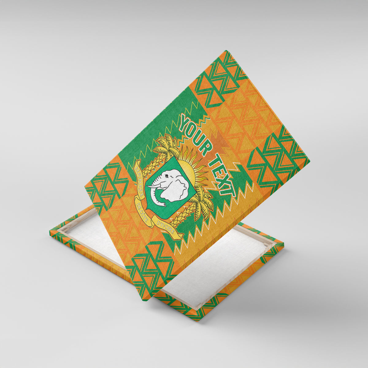 Custom Ivory Coast Football Canvas Wall Art Les Elephants 2024 Sporty Style LT9 - Wonder Print Shop