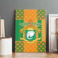 Custom Ivory Coast Football Canvas Wall Art Les Elephants 2024 Sporty Style LT9 - Wonder Print Shop