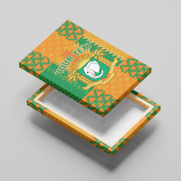 Custom Ivory Coast Football Canvas Wall Art Les Elephants 2024 Sporty Style LT9 - Wonder Print Shop