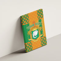 Custom Ivory Coast Football Canvas Wall Art Les Elephants 2024 Sporty Style LT9 - Wonder Print Shop