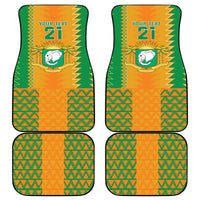 Custom Ivory Coast Football Car Mats Les Elephants 2024 Sporty Style LT9 - Wonder Print Shop