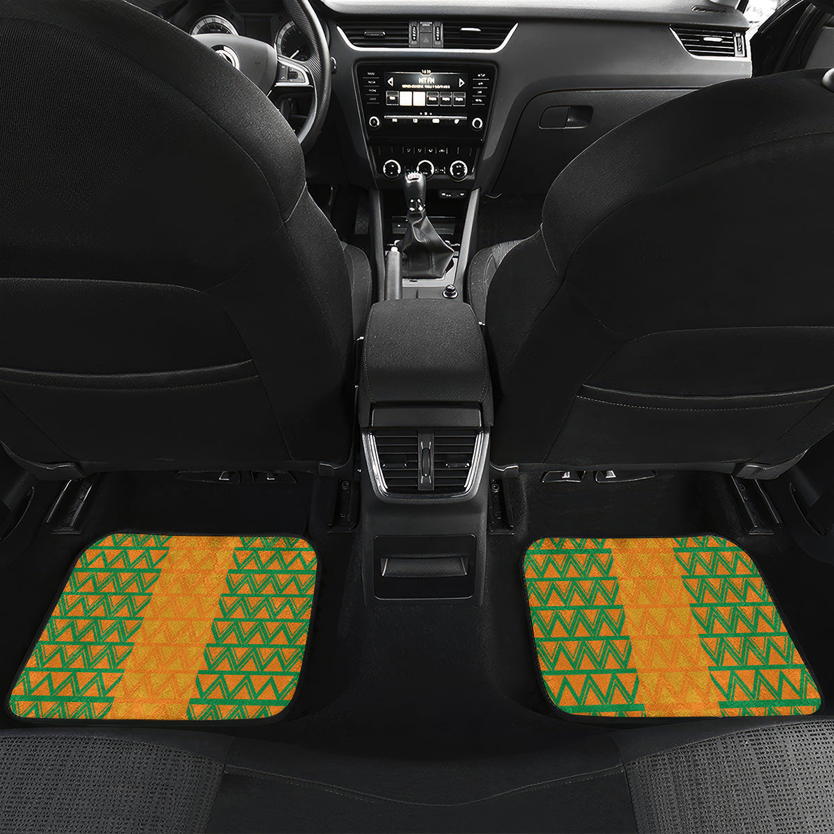 Custom Ivory Coast Football Car Mats Les Elephants 2024 Sporty Style LT9 - Wonder Print Shop