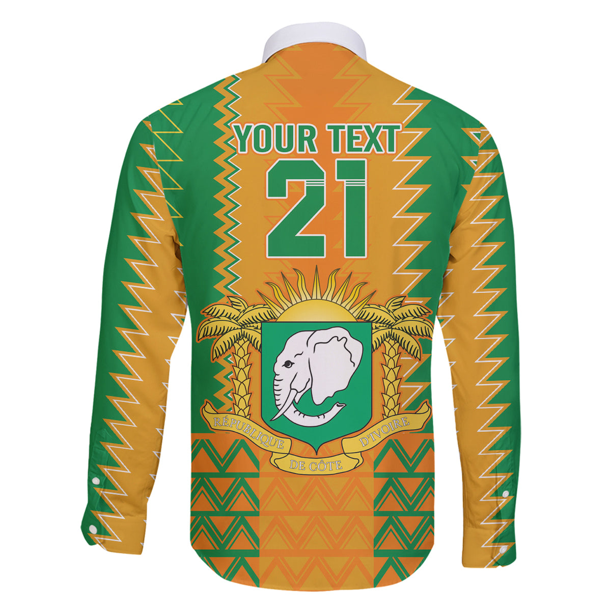 Custom Ivory Coast Football Family Matching Long Sleeve Bodycon Dress and Hawaiian Shirt Les Elephants 2024 Sporty Style LT9 - Wonder Print Shop