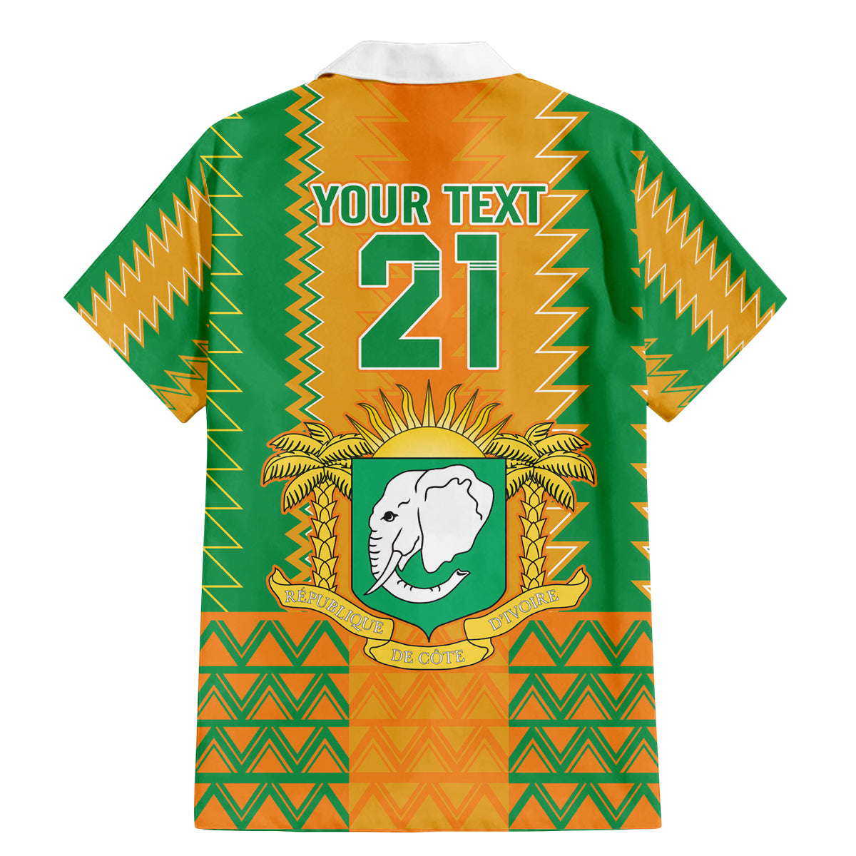 Custom Ivory Coast Football Family Matching Mermaid Dress and Hawaiian Shirt Les Elephants 2024 Sporty Style LT9 - Wonder Print Shop
