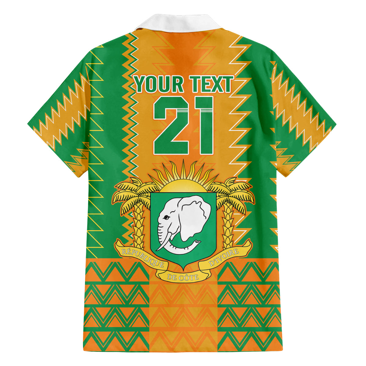 Custom Ivory Coast Football Family Matching Off Shoulder Short Dress and Hawaiian Shirt Les Elephants 2024 Sporty Style LT9 - Wonder Print Shop