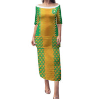 Custom Ivory Coast Football Family Matching Puletasi and Hawaiian Shirt Les Elephants 2024 Sporty Style - Wonder Print Shop