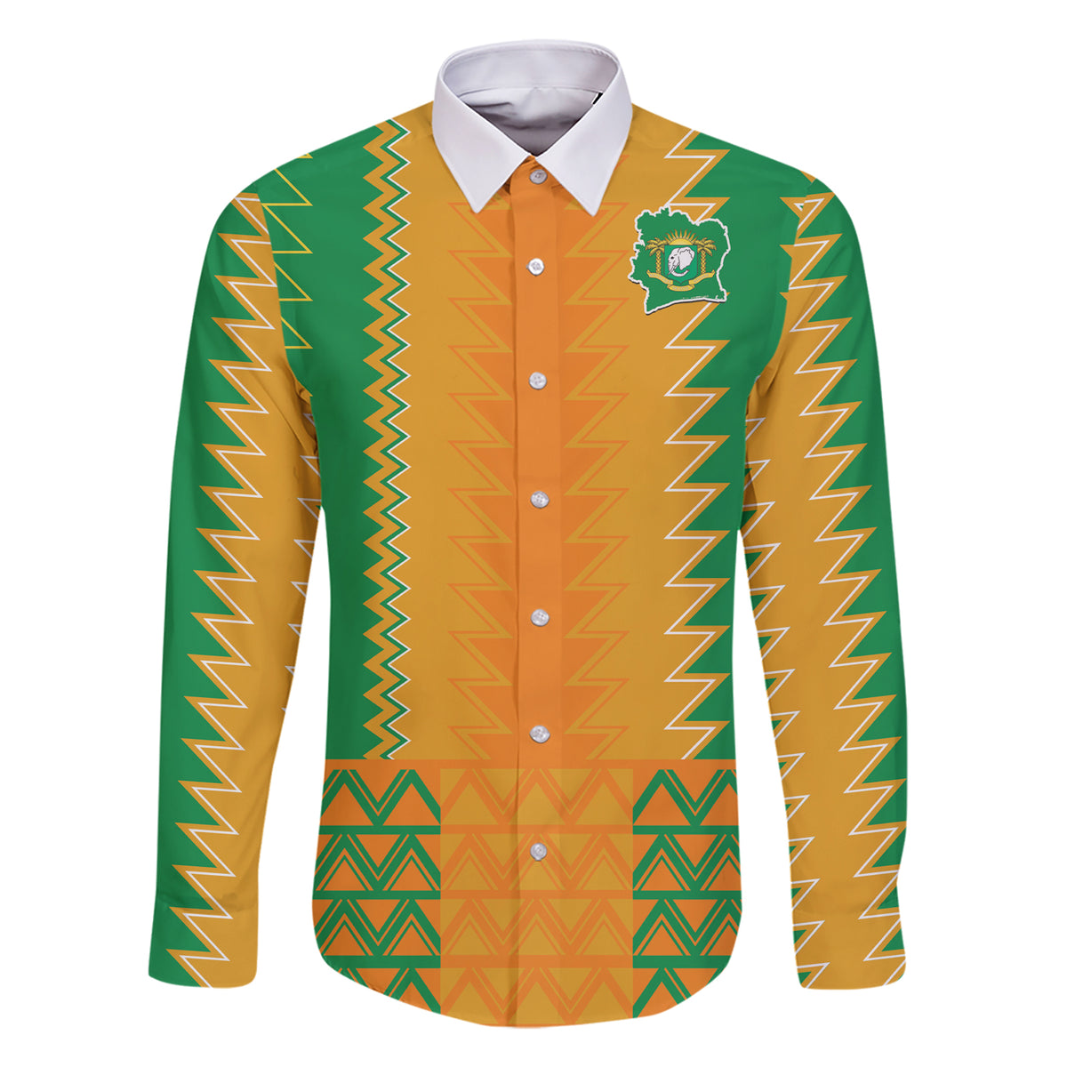 Custom Ivory Coast Football Family Matching Short Sleeve Bodycon Dress and Hawaiian Shirt Les Elephants 2024 Sporty Style - Wonder Print Shop