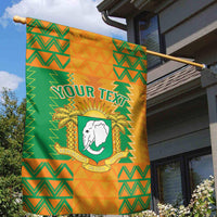 Custom Ivory Coast Football Garden Flag Les Elephants 2024 Sporty Style - Wonder Print Shop