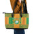 Custom Ivory Coast Football Leather Tote Bag Les Elephants 2024 Sporty Style - Wonder Print Shop