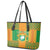 Custom Ivory Coast Football Leather Tote Bag Les Elephants 2024 Sporty Style - Wonder Print Shop