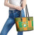 Custom Ivory Coast Football Leather Tote Bag Les Elephants 2024 Sporty Style - Wonder Print Shop