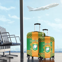 Custom Ivory Coast Football Luggage Cover Les Elephants 2024 Sporty Style - Wonder Print Shop