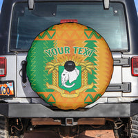 Custom Ivory Coast Football Spare Tire Cover Les Elephants 2024 Sporty Style - Wonder Print Shop
