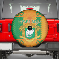 Custom Ivory Coast Football Spare Tire Cover Les Elephants 2024 Sporty Style - Wonder Print Shop