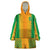 Custom Ivory Coast Football Wearable Blanket Hoodie Les Elephants 2024 Sporty Style - Wonder Print Shop