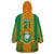 Custom Ivory Coast Football Wearable Blanket Hoodie Les Elephants 2024 Sporty Style - Wonder Print Shop