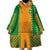 Custom Ivory Coast Football Wearable Blanket Hoodie Les Elephants 2024 Sporty Style - Wonder Print Shop