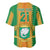 Custom Ivory Coast Football Baseball Jersey The Champions Les Elephants 2024 LT9 - Wonder Print Shop