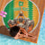 Custom Ivory Coast Football Beach Blanket The Champions Les Elephants 2024 LT9 - Wonder Print Shop
